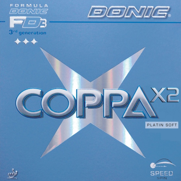Mặt vợt bóng bàn Donic Coppa X2 (Platin Soft)